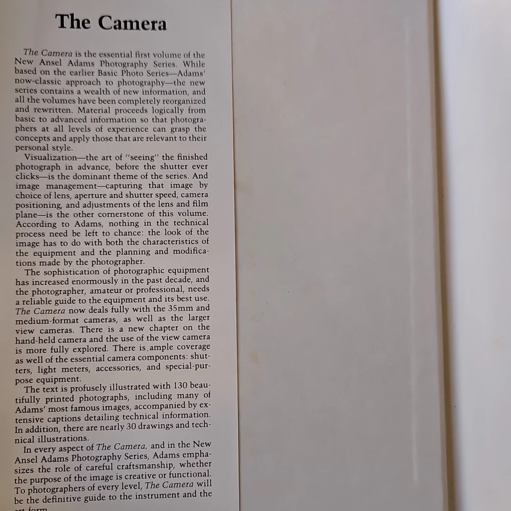 Ansel Adams The Camera Book